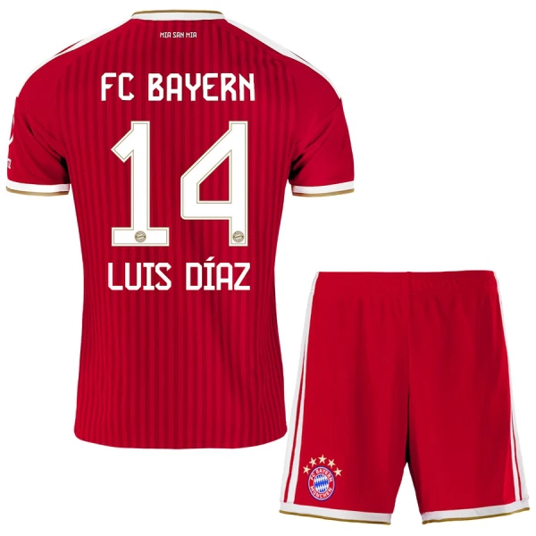 FC Bayern München Luis Díaz 14 Heimtrikot 26/27 für Kinder FC Bayern München Luis Díaz 14 Heimtrikot 26/27 für Kinder