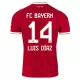 FC Bayern München Luis Díaz 14 Heimtrikot 26/27 für Kinder
