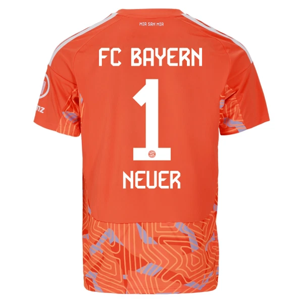 FC Bayern München Manuel Neuer 1 Torwart Auswärtstrikot 26/27 für Kinder