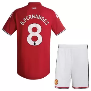 Manchester United Bruno Fernandes 8 Heimtrikot 26/27 für Kinder