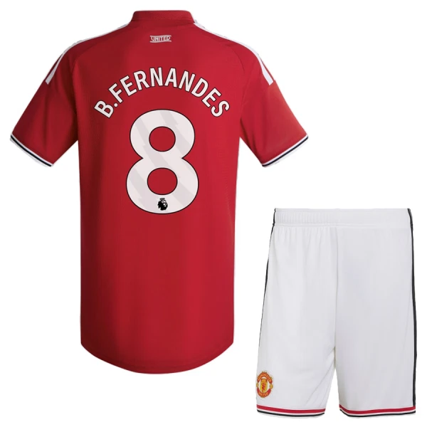 Manchester United Bruno Fernandes 8 Heimtrikot 26/27 für Kinder Manchester United Bruno Fernandes 8 Heimtrikot 26/27 für Kinder