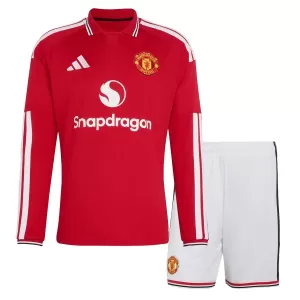 Manchester United Heimtrikot 26/27 Langarm für Kinder