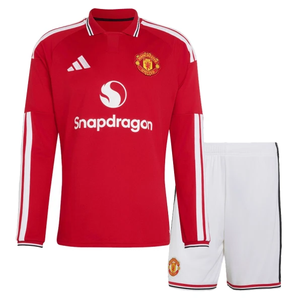 Manchester United Heimtrikot 26/27 Langarm für Kinder Manchester United Heimtrikot 26/27 Langarm für Kinder