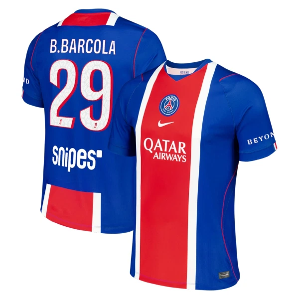 Paris Saint-Germain Bradley Barcola 29 Heimtrikot 26/27 für Herren Paris Saint-Germain Bradley Barcola 29 Heimtrikot 26/27 für Herren