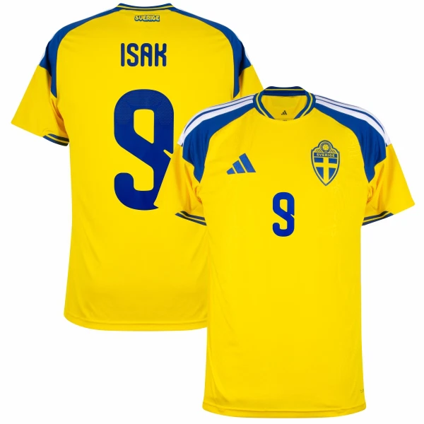 Schweden Isak 9 Heimtrikot WM 2026 für Herren Schweden Isak 9 Heimtrikot WM 2026 für Herren