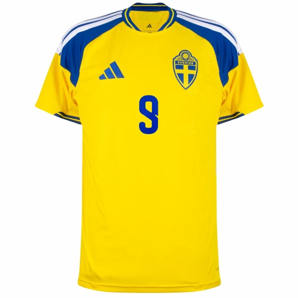Schweden Isak 9 Heimtrikot WM 2026 für Herren