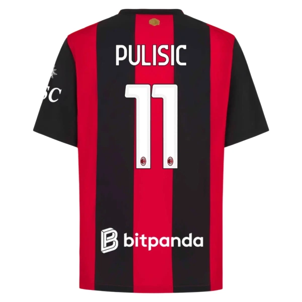 AC Milan Christian Pulišić 11 Heimtrikot 26/27 für Herren AC Milan Christian Pulišić 11 Heimtrikot 26/27 für Herren