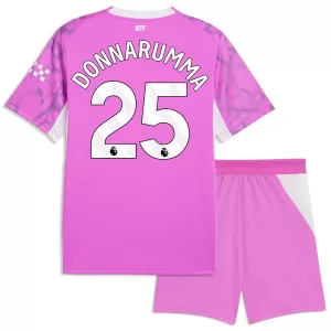 Manchester City Gianluigi Donnarumma 25 Torwart Auswärtstrikot 26/27 für Kinder Rosa