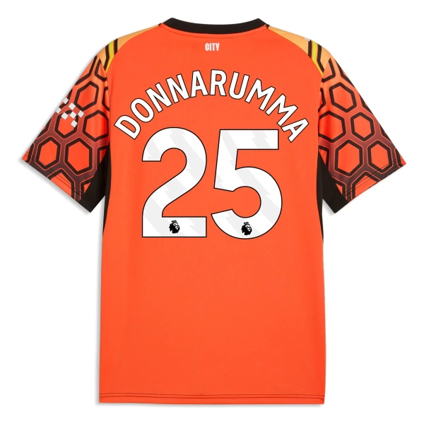 Manchester City Gianluigi Donnarumma 25 Torwart Ausweichtrikot 26/27 für Herren Orange Manchester City Gianluigi Donnarumma 25 Torwart Ausweichtrikot 26/27 für Herren Orange