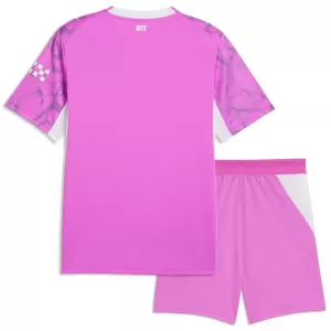 Manchester City Torwart Auswärtstrikot 26/27 für Kinder Rosa