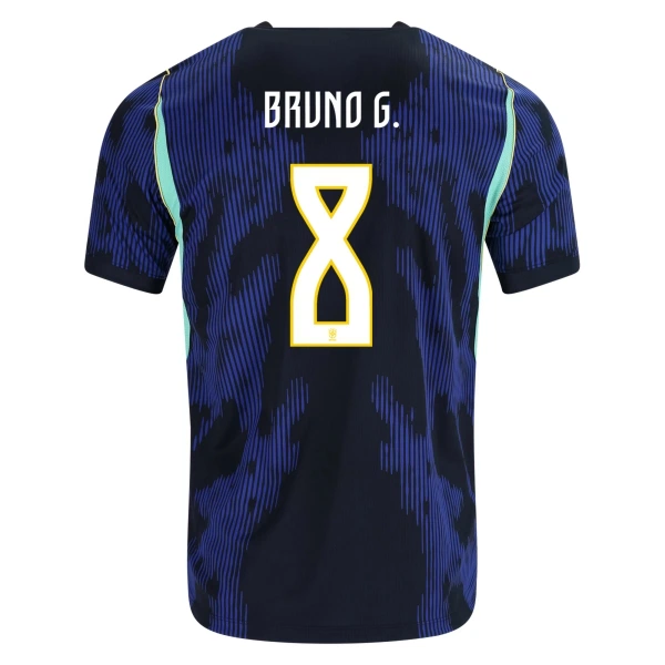 Brasilien Bruno Guimaraes 8 Auswärtstrikot WM 2026 für Herren Brasilien Bruno Guimaraes 8 Auswärtstrikot WM 2026 für Herren