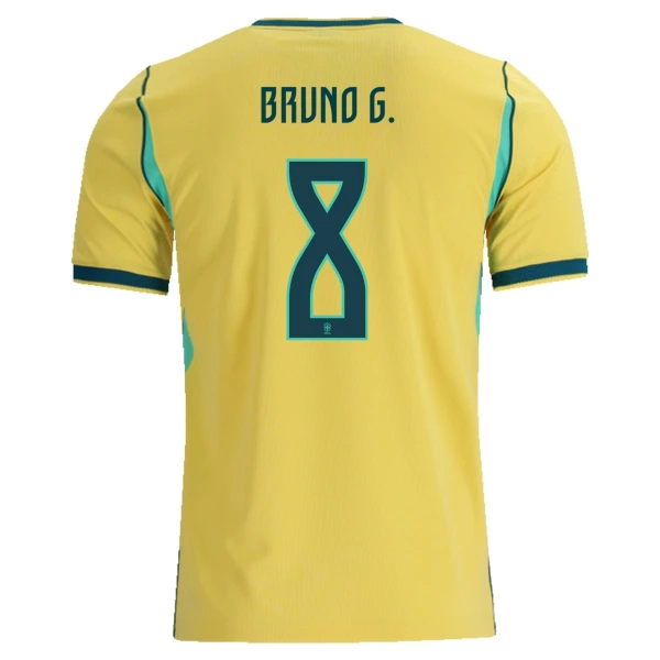 Brasilien Bruno Guimaraes 8 Heimtrikot WM 2026 für Herren Brasilien Bruno Guimaraes 8 Heimtrikot WM 2026 für Herren