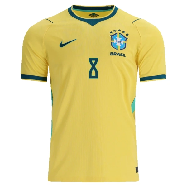 Brasilien Bruno Guimaraes 8 Heimtrikot WM 2026 für Herren