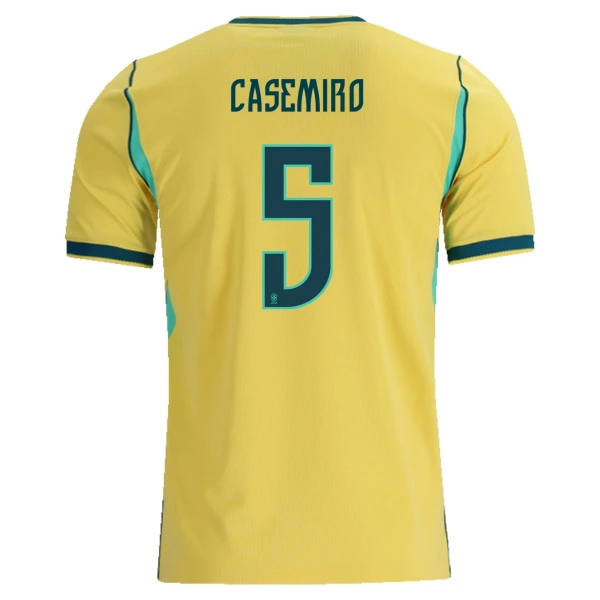 Brasilien Casemiro 5 Heimtrikot WM 2026 für Herren