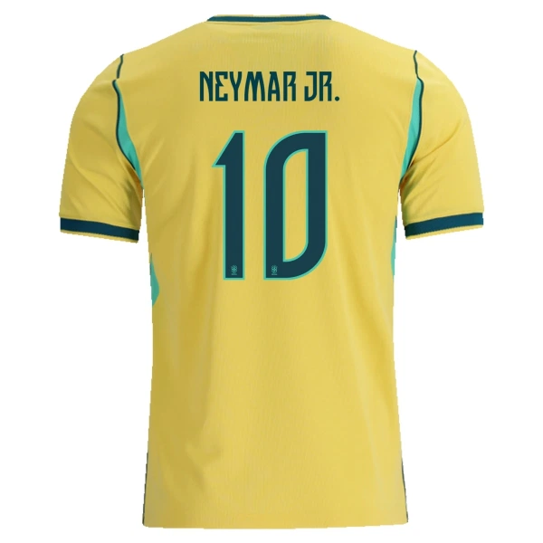 Brasilien Neymar JR 10 Heimtrikot WM 2026 für Kinder