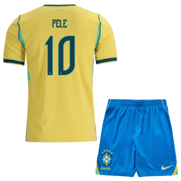 Brasilien Pele 10 Heimtrikot WM 2026 für Kinder Brasilien Pele 10 Heimtrikot WM 2026 für Kinder
