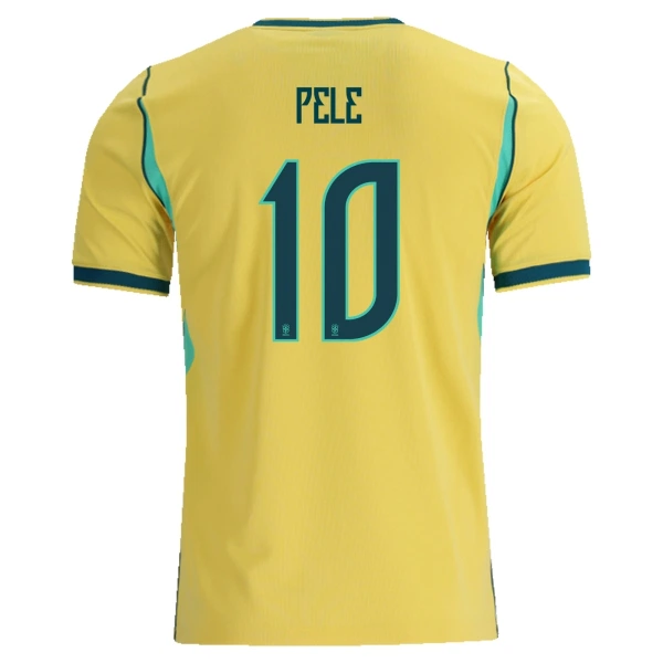 Brasilien Pele 10 Heimtrikot WM 2026 für Kinder