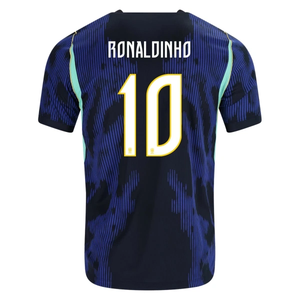 Brasilien Ronaldinho 10 Auswärtstrikot WM 2026 für Kinder