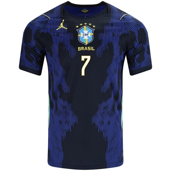 Brasilien Vinicius Junior 7 Auswärtstrikot WM 2026 für Kinder