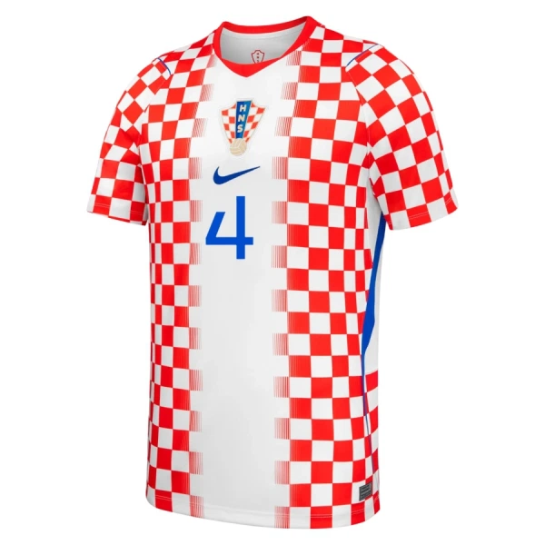 Kroatien Josko Gvardiol 4 Heimtrikot WM 2026 für Herren