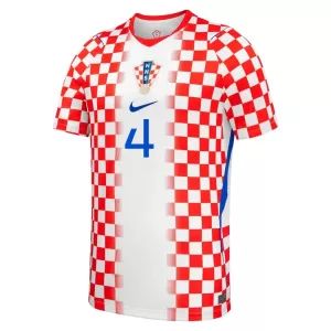 Kroatien Josko Gvardiol 4 Heimtrikot WM 2026 für Kinder