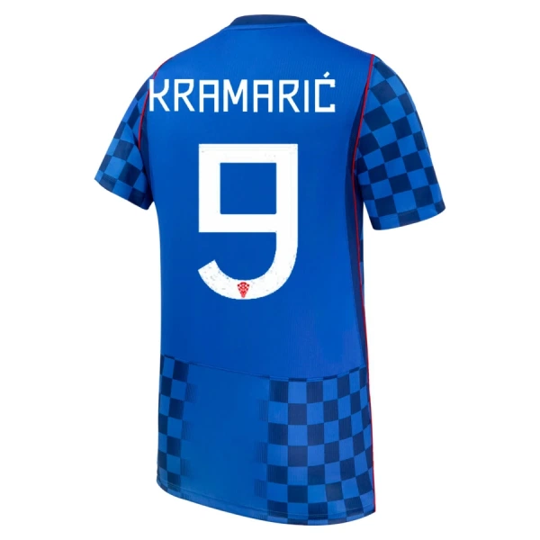 Kroatien Kramaric 9 Auswärtstrikot WM 2026 für Herren Kroatien Kramaric 9 Auswärtstrikot WM 2026 für Herren