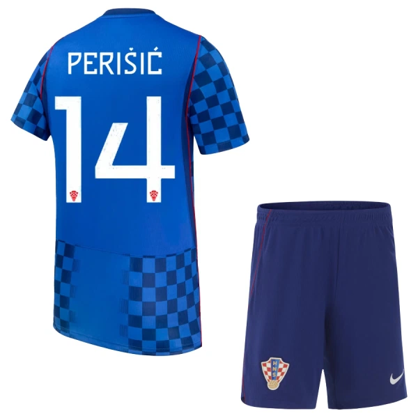Kroatien Perisic 14 Auswärtstrikot WM 2026 für Kinder Kroatien Perisic 14 Auswärtstrikot WM 2026 für Kinder