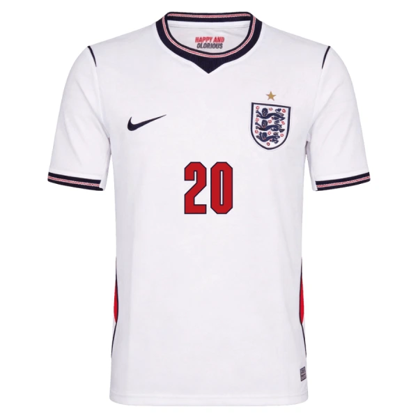 England Cole Palmer 20 Heimtrikot WM 2026 für Herren