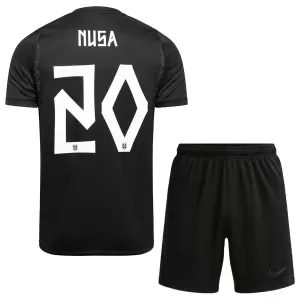 Norwegen Nusa 20 Auswärtstrikot WM 2026 für Kinder