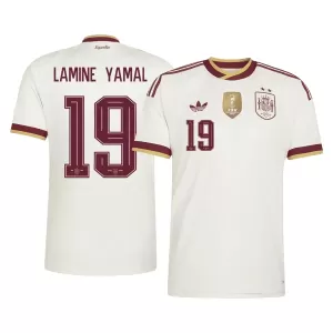 Spanien 2 Stars Lamine Yamal 19 Auswärtstrikot WM 2026 für Herren