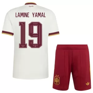 Spanien 2 Stars Lamine Yamal 19 Auswärtstrikot WM 2026 für Kinder