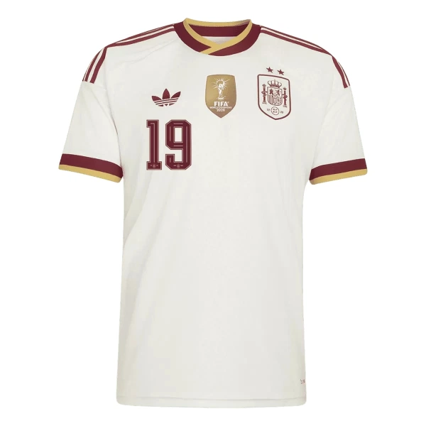 Spanien 2 Stars Lamine Yamal 19 Auswärtstrikot WM 2026 für Kinder