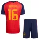 Spanien 2 Stars Rodrigo Hernández 16 Heimtrikot WM 2026 für Kinder Spanien 2 Stars Rodrigo Hernández 16 Heimtrikot WM 2026 für Kinder