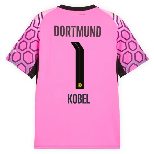 Borussia Dortmund Kobel 1 Torwart Auswärtstrikot 26/27 für Herren Rosa Borussia Dortmund Kobel 1 Torwart Auswärtstrikot 26/27 für Herren Rosa