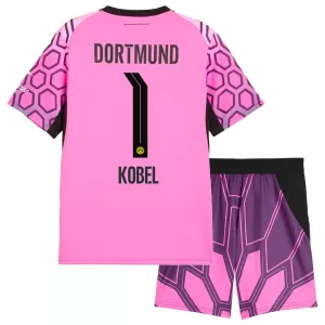 Borussia Dortmund Kobel 1 Torwart Auswärtstrikot 26/27 für Kinder Rosa