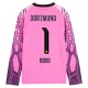 Borussia Dortmund Kobel 1 Torwart Auswärtstrikot 26/27 Langarm für Herren Rosa Borussia Dortmund Kobel 1 Torwart Auswärtstrikot 26/27 Langarm für Herren Rosa