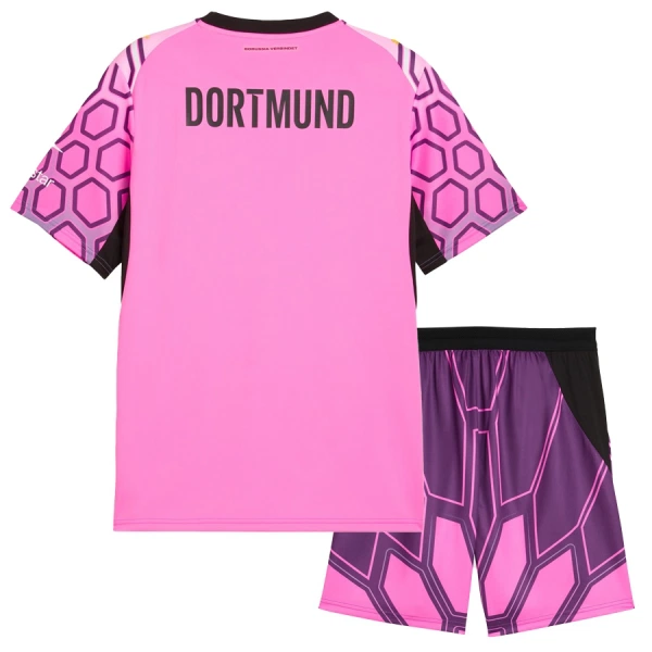 Borussia Dortmund Torwart Auswärtstrikot 26/27 für Kinder Rosa
