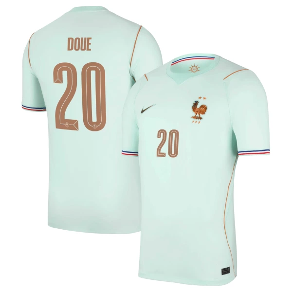 Frankreich Desire Doue 20 Auswärtstrikot WM 2026 für Herren Frankreich Desire Doue 20 Auswärtstrikot WM 2026 für Herren
