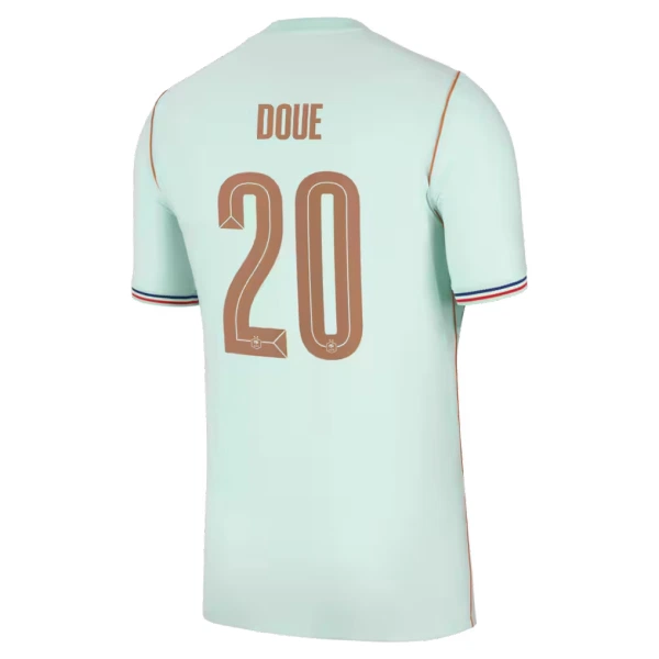 Frankreich Desire Doue 20 Auswärtstrikot WM 2026 für Herren
