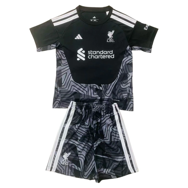 Liverpool Torwart Trikot 26/27 für Kinder Schwarz Liverpool Torwart Trikot 26/27 für Kinder Schwarz