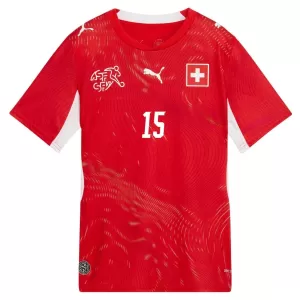 Schweiz Djibril Sow 15 Heimtrikot WM 2026 für Herren