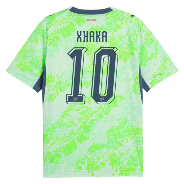 Schweiz Granit Xhaka 10 Auswärtstrikot WM 2026 für Herren Schweiz Granit Xhaka 10 Auswärtstrikot WM 2026 für Herren