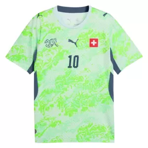 Schweiz Granit Xhaka 10 Auswärtstrikot WM 2026 für Herren