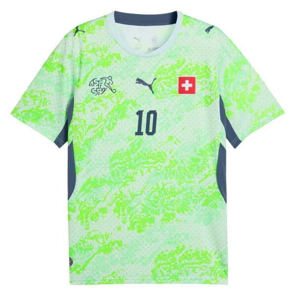 Schweiz Granit Xhaka 10 Auswärtstrikot WM 2026 für Herren