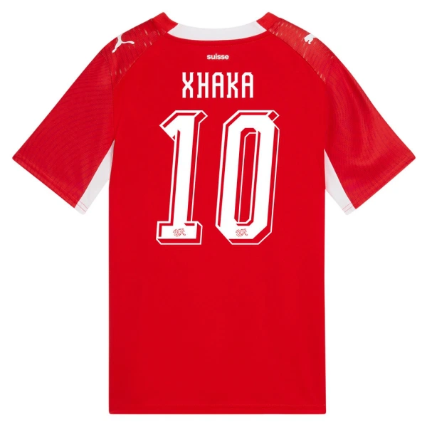 Schweiz Granit Xhaka 10 Heimtrikot WM 2026 für Herren Schweiz Granit Xhaka 10 Heimtrikot WM 2026 für Herren