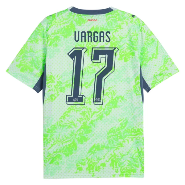 Schweiz Vargas 17 Auswärtstrikot WM 2026 für Herren Schweiz Vargas 17 Auswärtstrikot WM 2026 für Herren