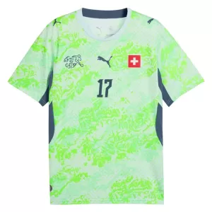 Schweiz Vargas 17 Auswärtstrikot WM 2026 für Herren