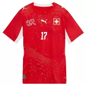 Schweiz Vargas 17 Heimtrikot WM 2026 für Herren