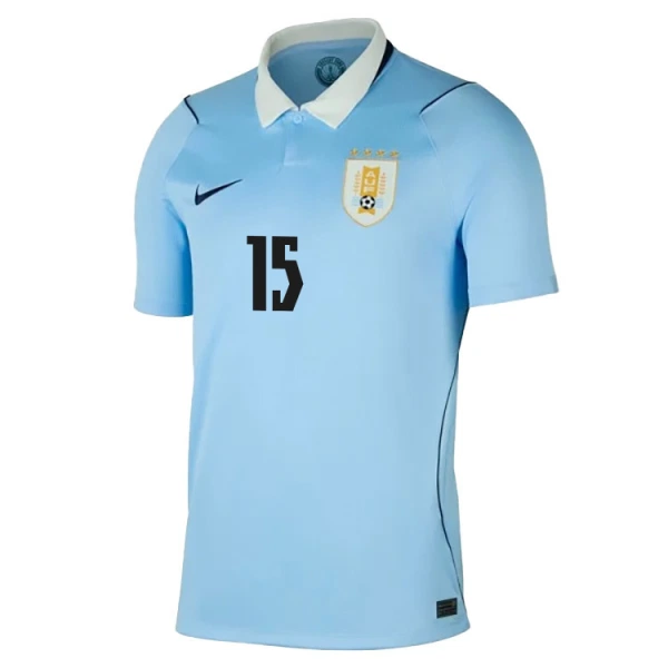 Uruguay Federico Valverde 15 Heimtrikot WM 2026 für Herren