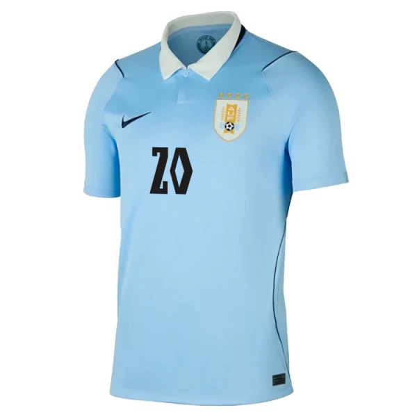 Uruguay Maximiliano Araujo 20 Heimtrikot WM 2026 für Herren